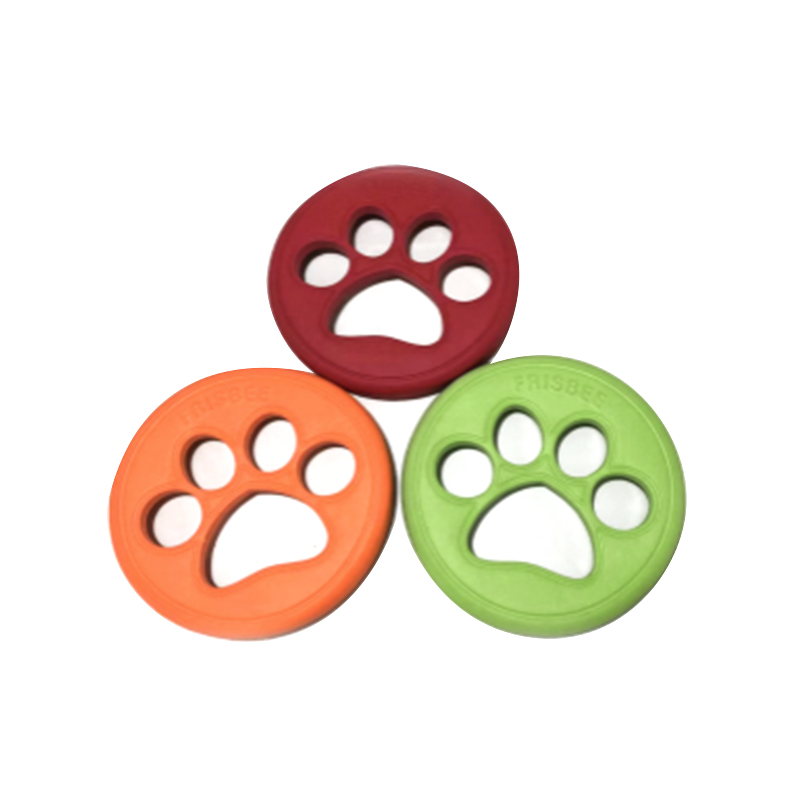 Juguetes para perros con estampado de pata Frisbee EVA